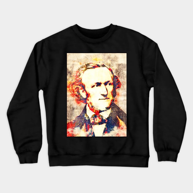 Richard Wagner Pop Art Crewneck Sweatshirt by Nerd_art